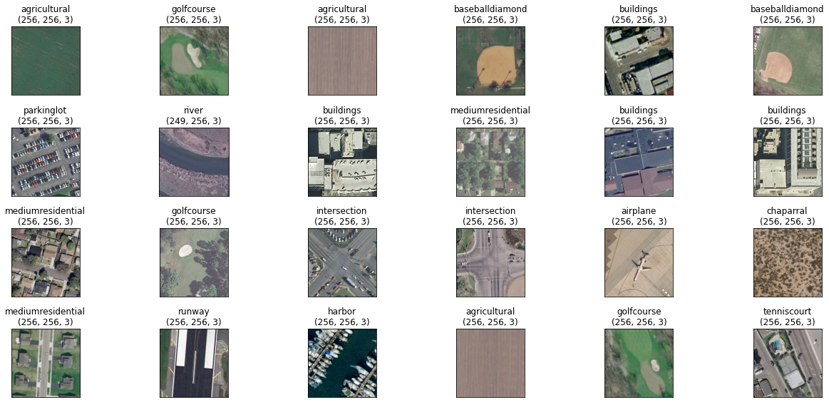 Grid of UC Merced aerial image samples
